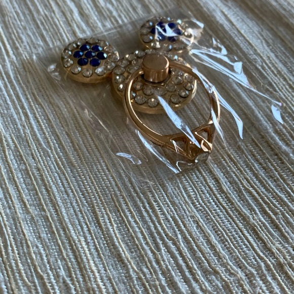 Phone Stand/Ring Mouse Shaped Jeweled - Picture 3 of 4